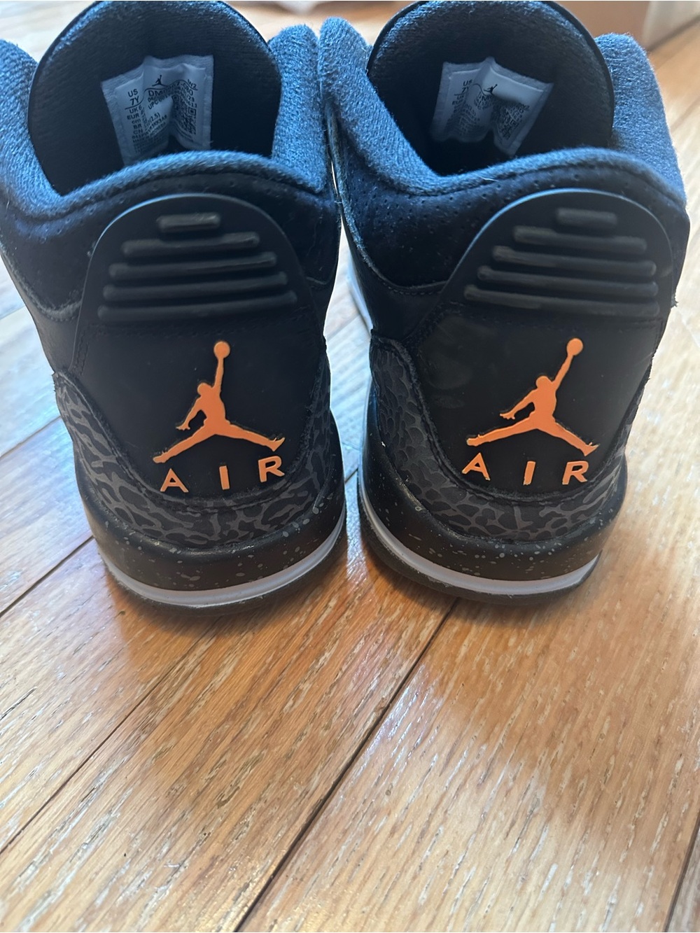 Air Jordan 3 Retro GS Fear Pack Size 7Y DM0967-080 Good Condition - Picture 4 of 7